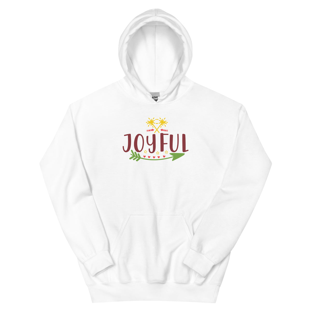 Joyful Christmas – Sparklers Unisex Hoodie