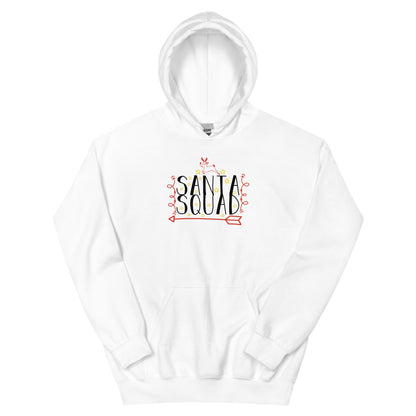 Santa Squad Christmas – Reindeer Arrow Unisex Hoodie