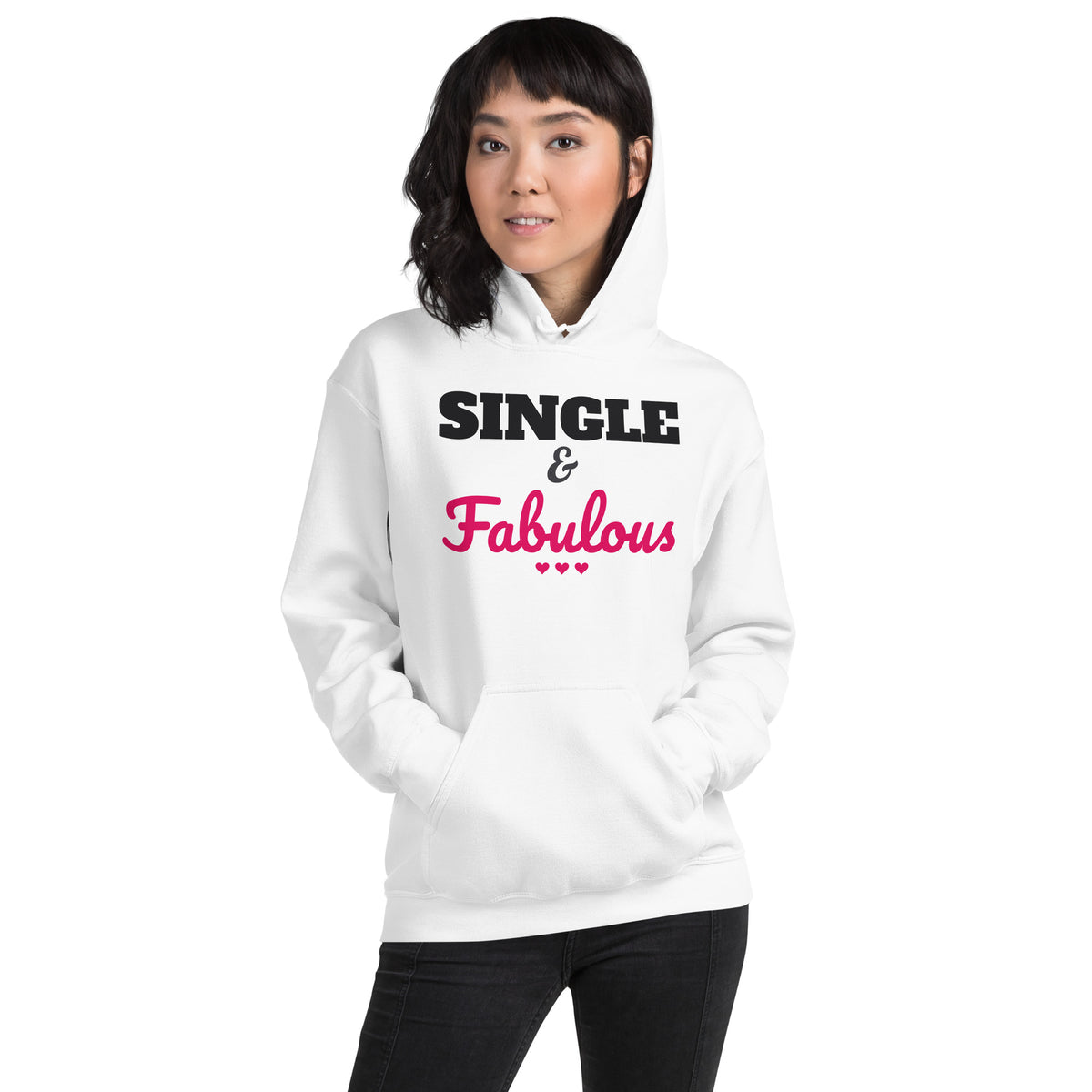 Single & Fabulous Valentine's Day Unisex Hoodie