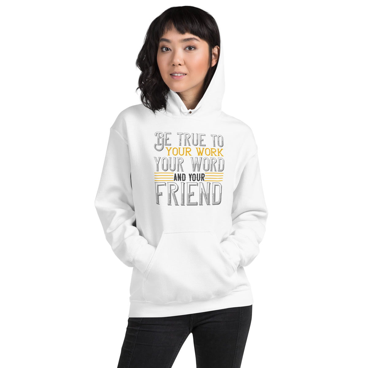 Be True to Your Work, Your Word and Your Friend St. Patrick's Day Unisex Hoodie
