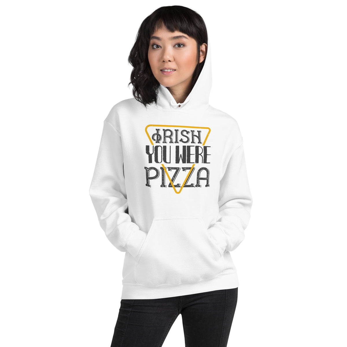 Irish You Were Pizza St. Patrick's Day Unisex Hoodie