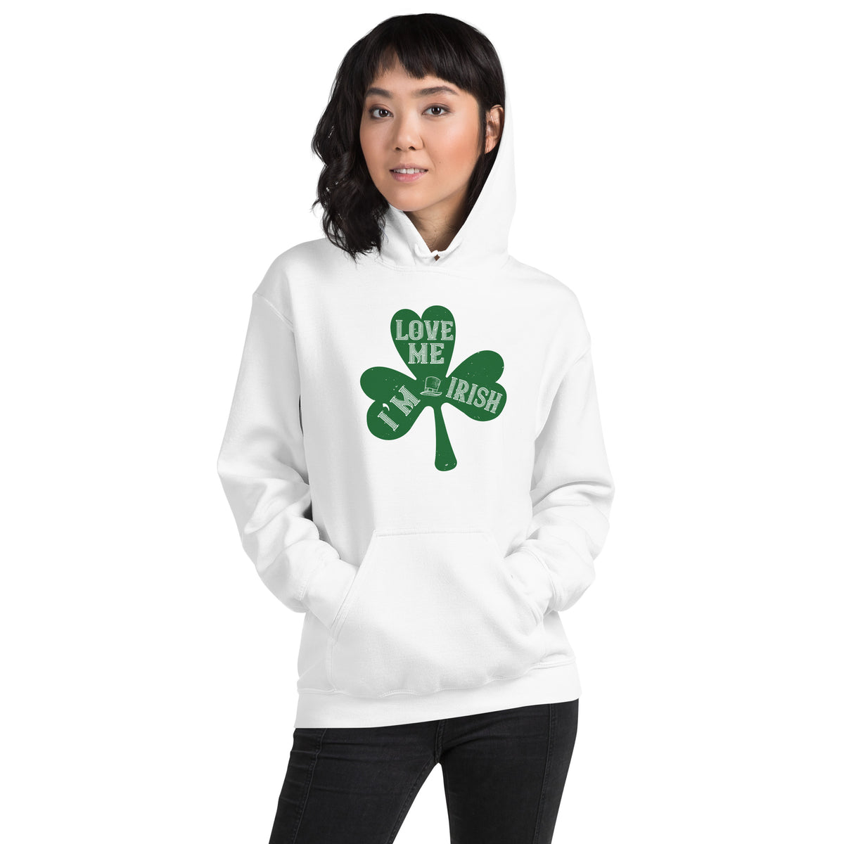 Love Me, I'm Irish St. Patrick's Day Unisex Hoodie