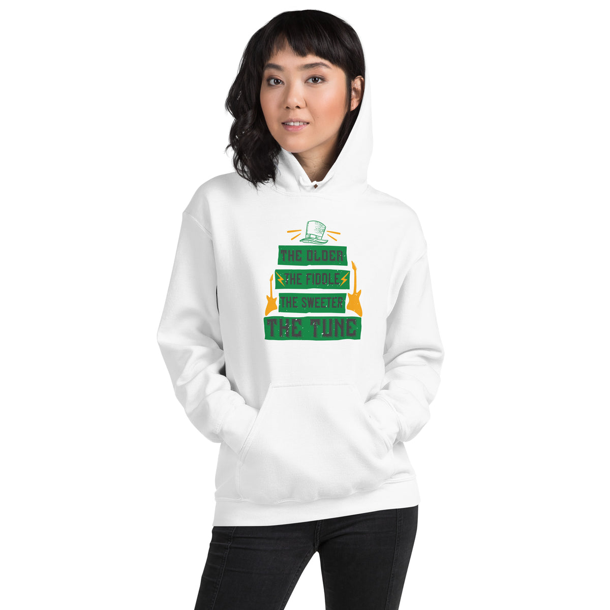 The Older the Fiddle, the Sweeter the Tune St. Patrick's Day Unisex Hoodie