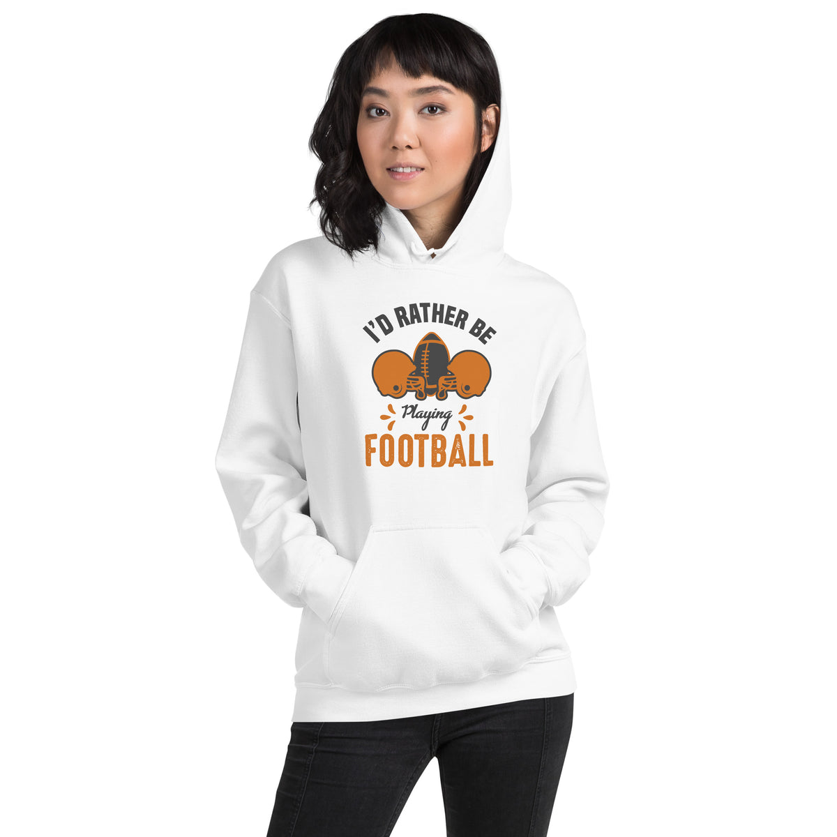 I'd Rather Be Playing Football Unisex Hoodie