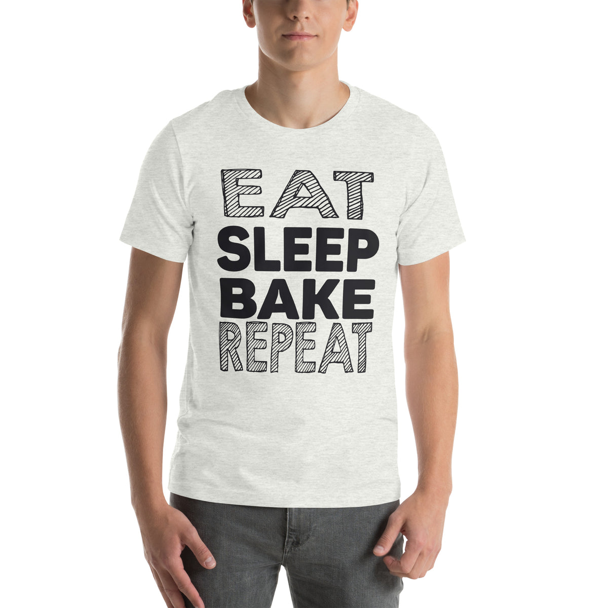 Eat Sleep Bake Repeat Unisex T-Shirt