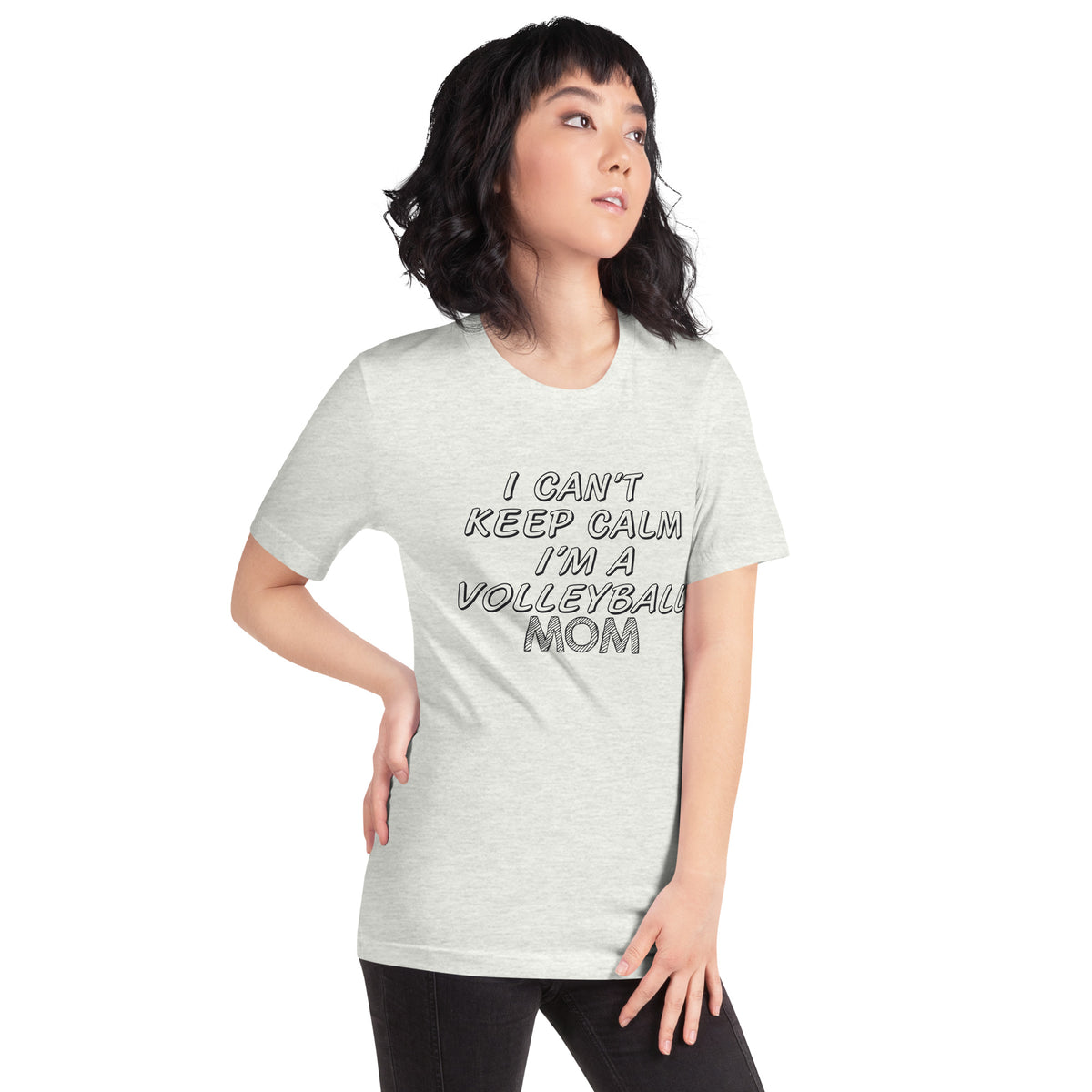 I Can't Keep Calm, I'm a Volleyball Mom Unisex T-Shirt