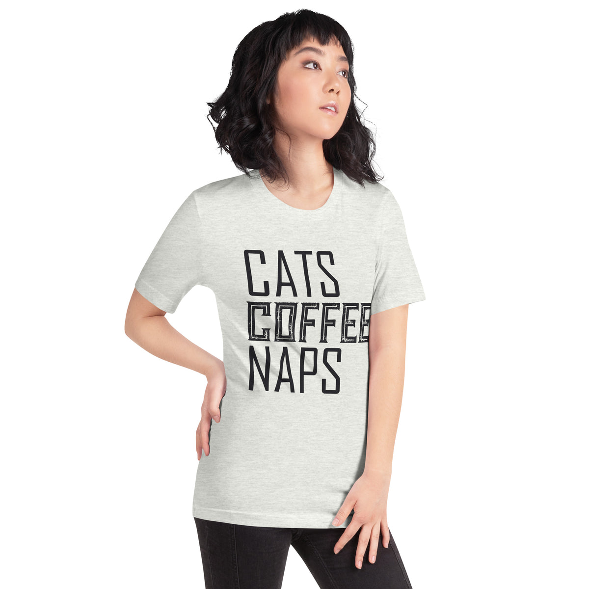 Cats Coffee Naps Unisex T-Shirt