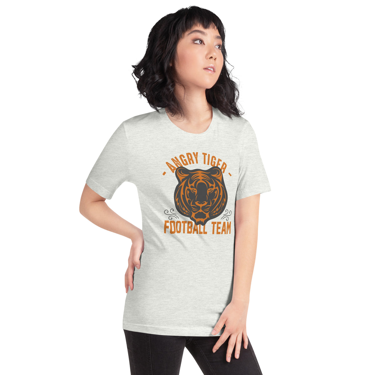 Angry Tiger Football Team Unisex T-Shirt