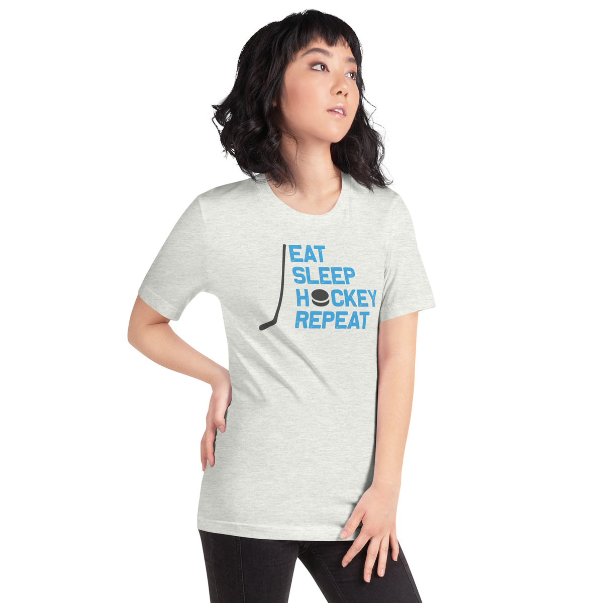 Eat Sleep Hockey Repeat Unisex T-Shirt