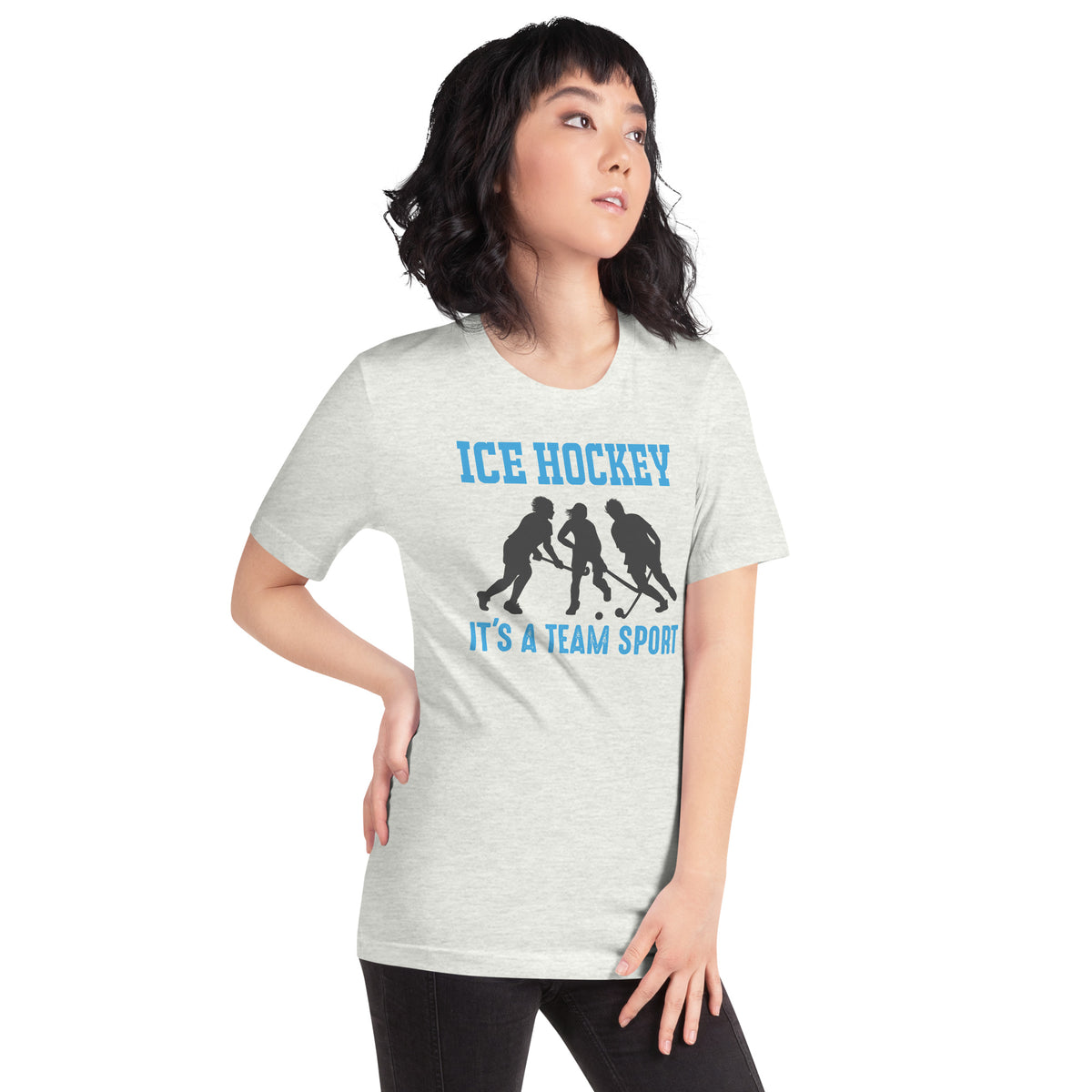 Ice Hockey It's a Team Sport Unisex T-Shirt