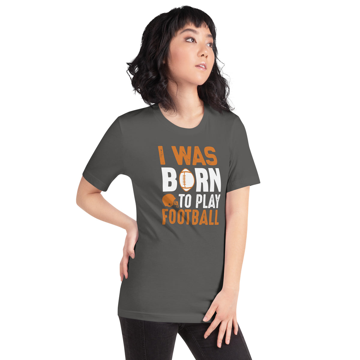 I Was Born to Play Football Unisex T-Shirt