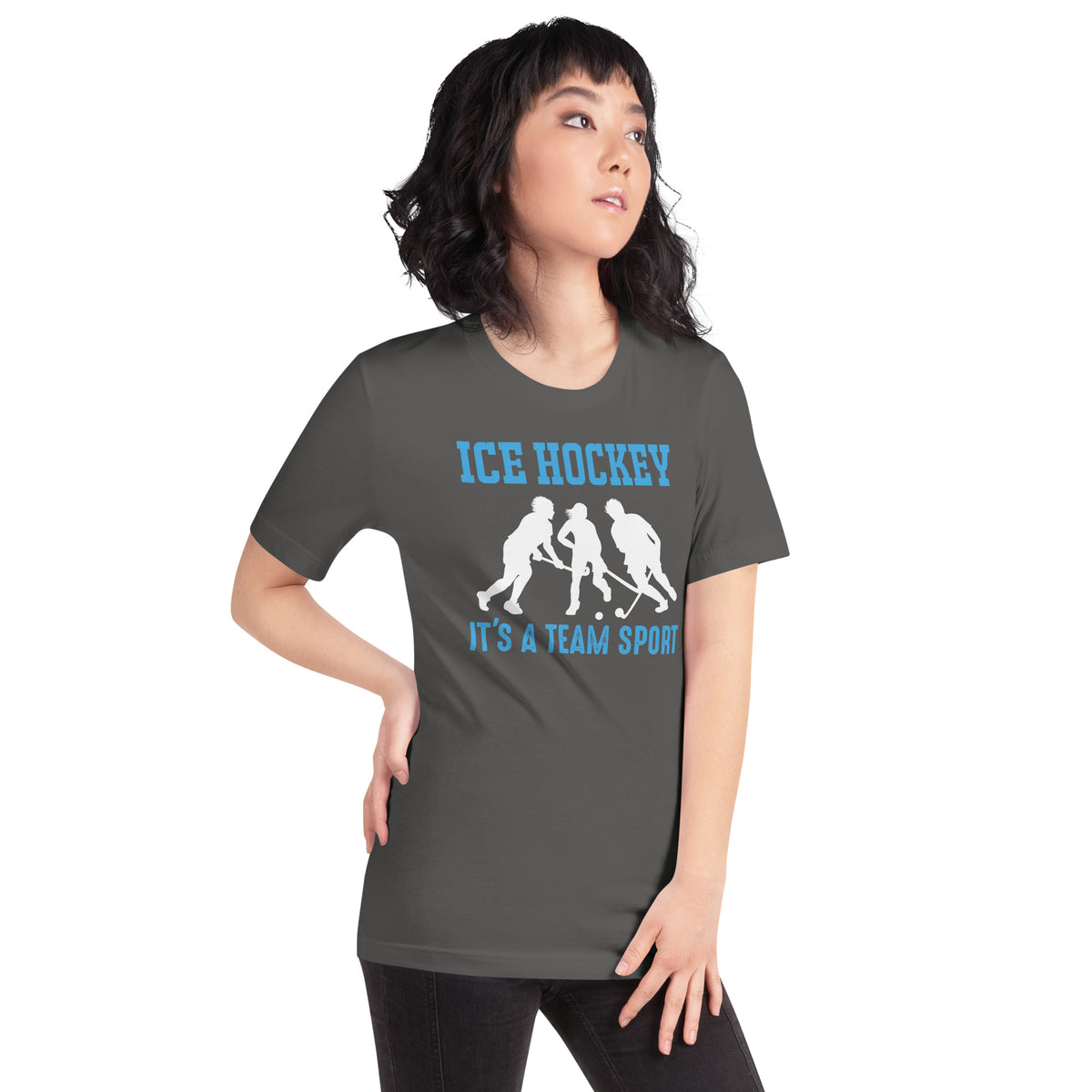 Ice Hockey It's a Team Sport Unisex T-Shirt