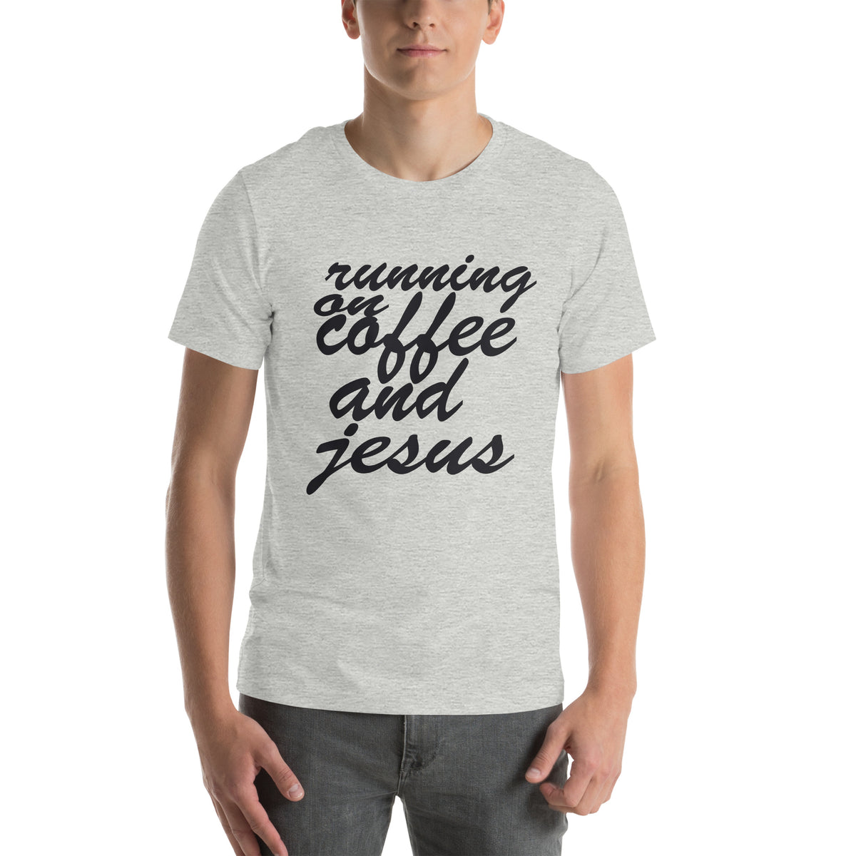 Running on Coffee and Jesus Unisex T-Shirt