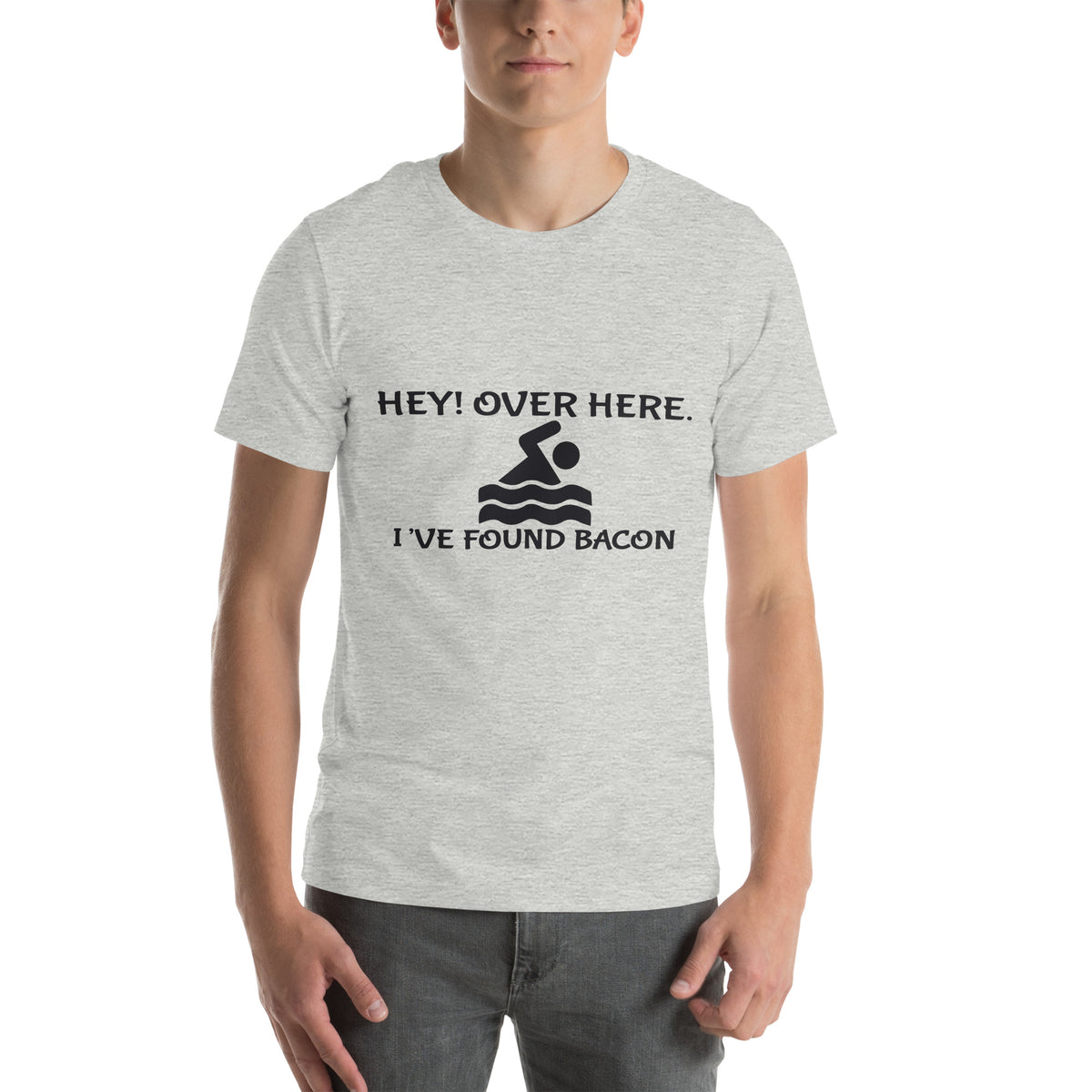 Hey! Over Here, I've Found Bacon Unisex T-Shirt