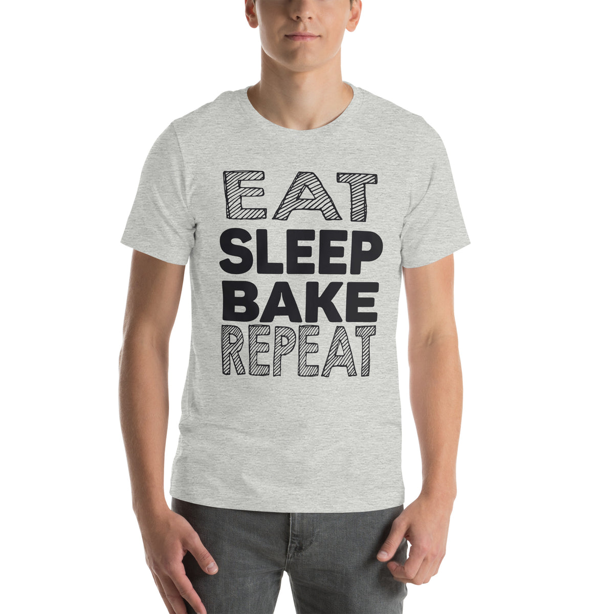 Eat Sleep Bake Repeat Unisex T-Shirt