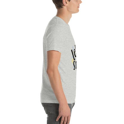 Let It Snow Christmas – Black Script Unisex T-Shirt
