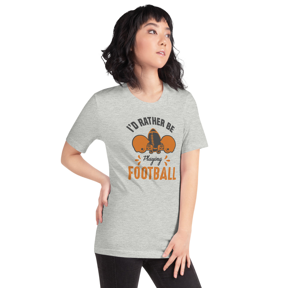 I'd Rather Be Playing Football Unisex T-Shirt