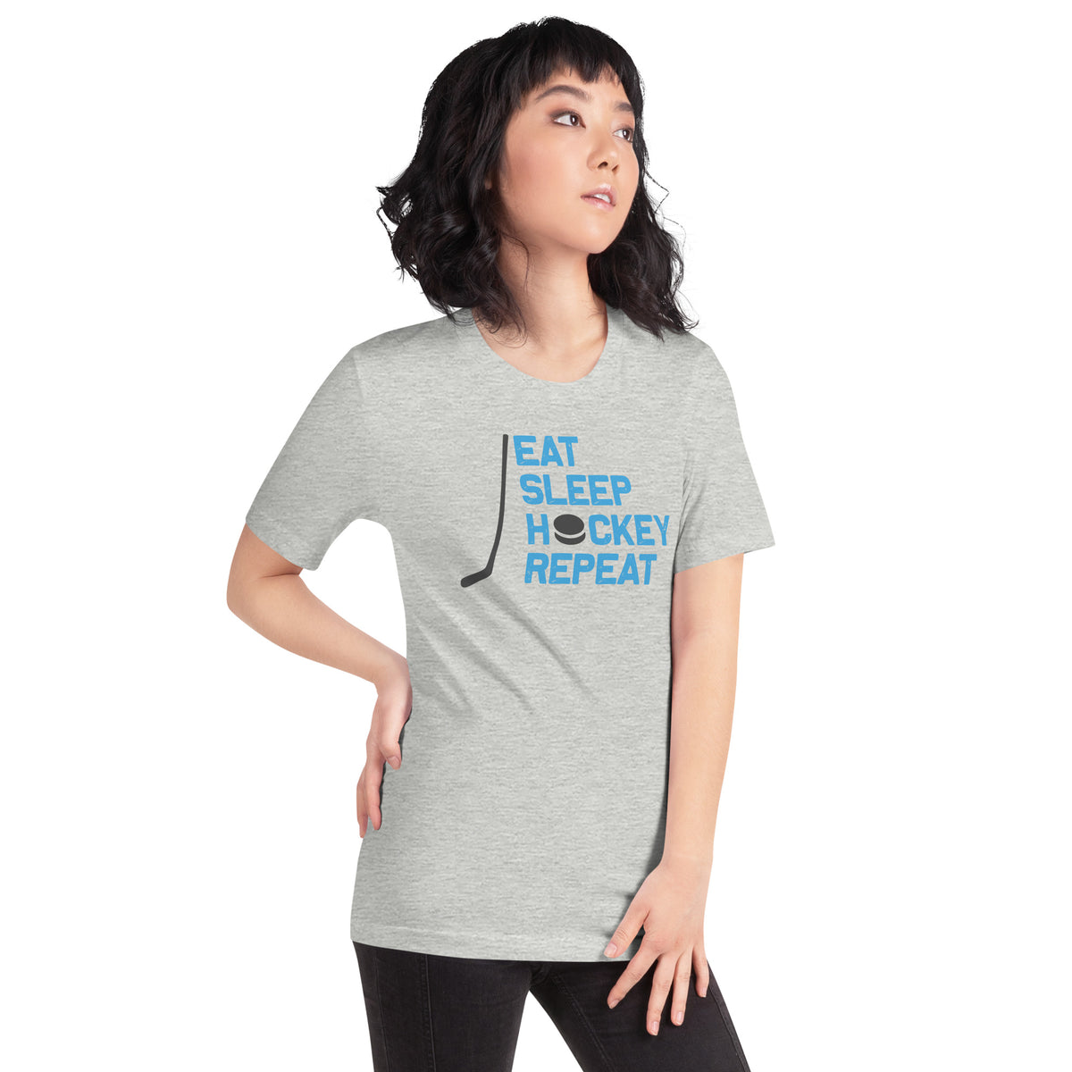 Eat Sleep Hockey Repeat Unisex T-Shirt