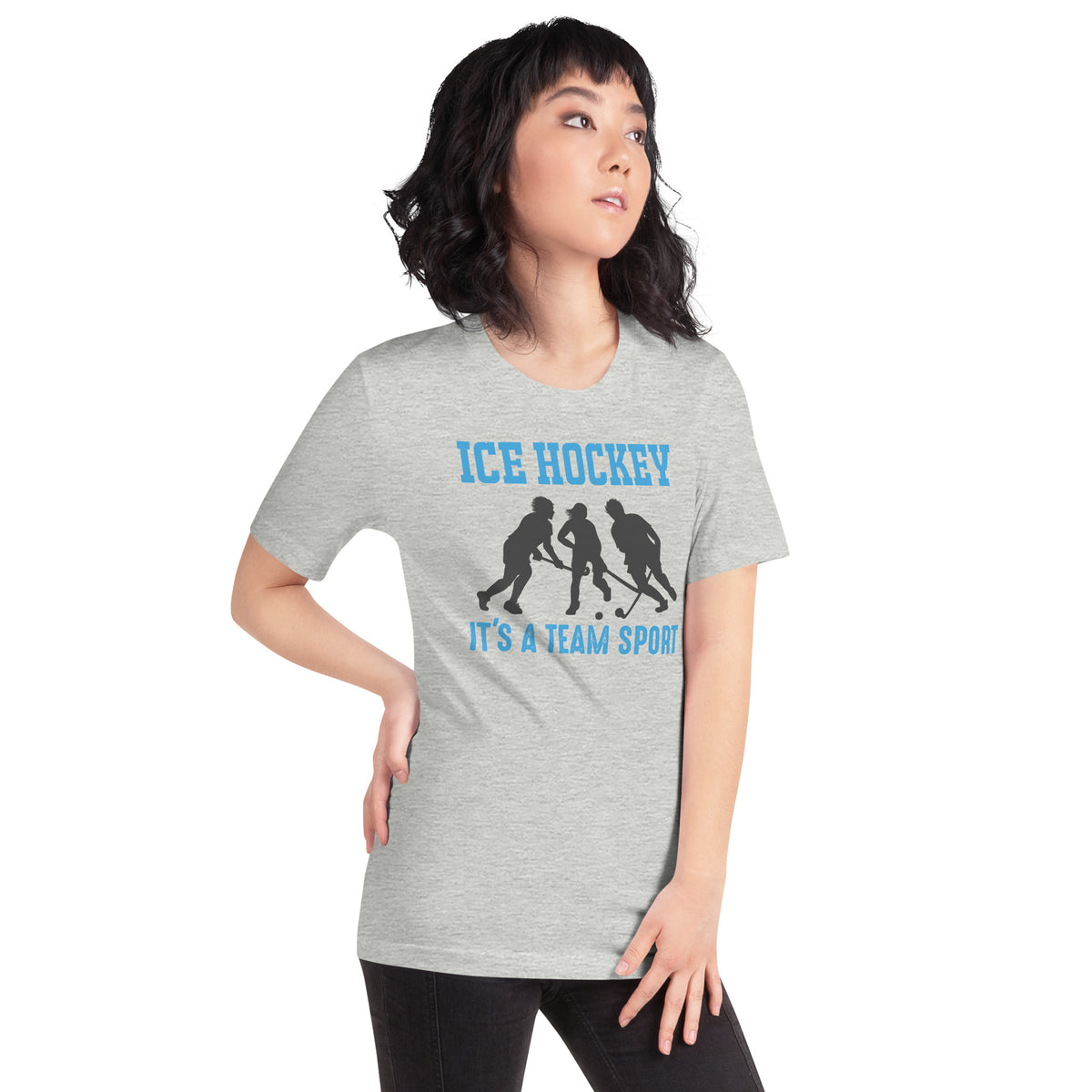 Ice Hockey It's a Team Sport Unisex T-Shirt