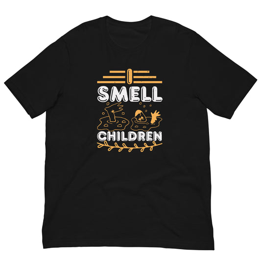 I Smell Children Funny Halloween T-Shirt in Black, front view