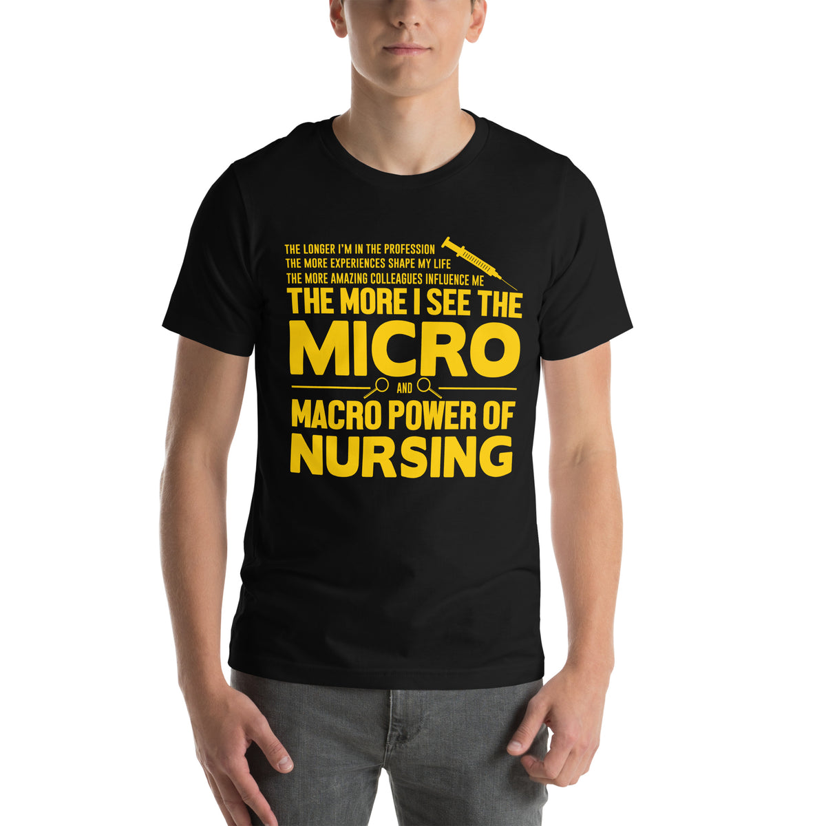 The Micro and Macro Power of Nursing Unisex T-Shirt