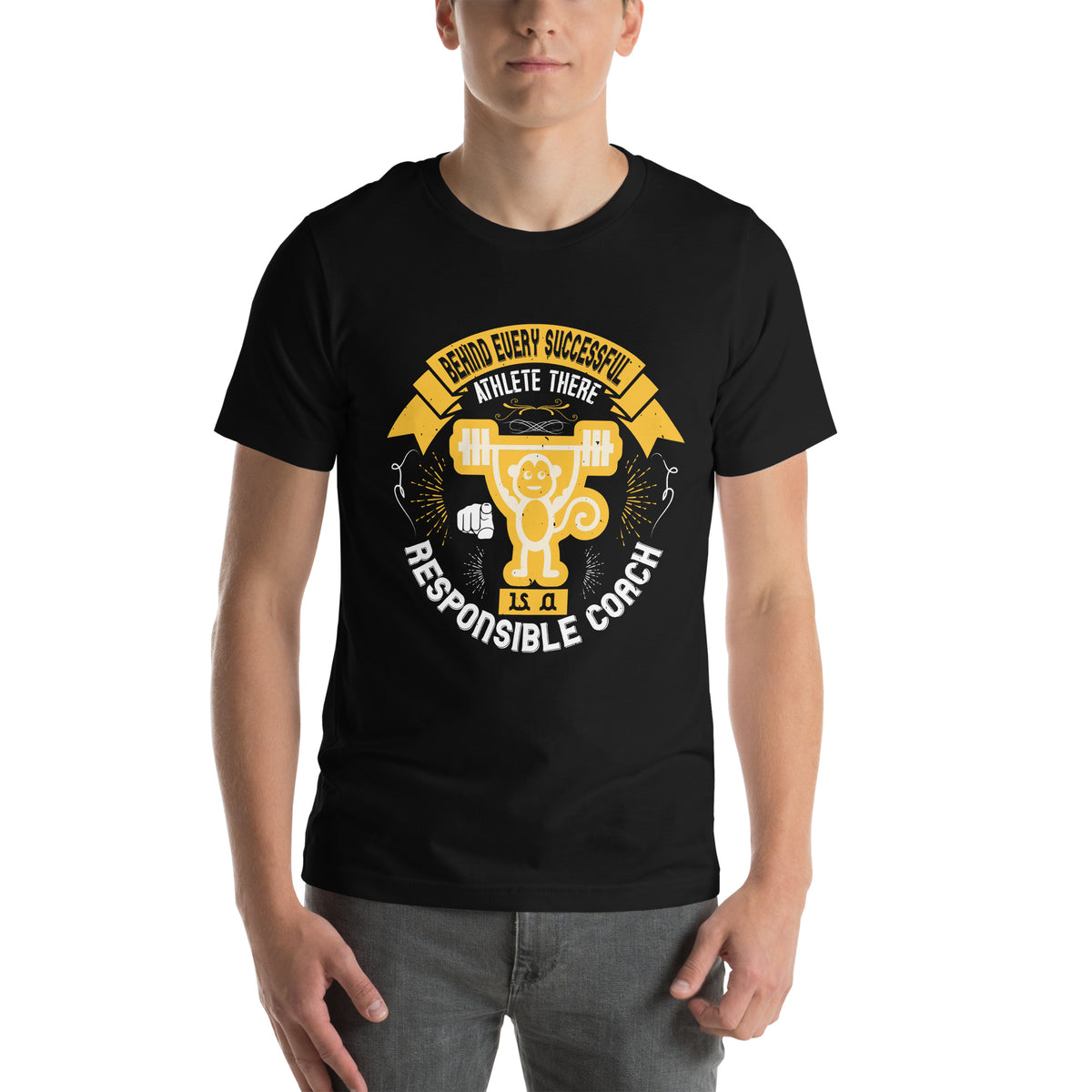 Behind Every Successful Athlete There Is a Responsible Coach Unisex T-Shirt