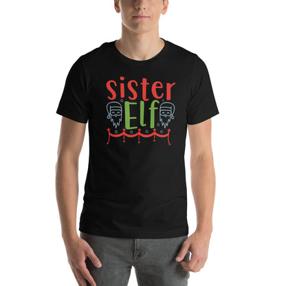 Sister Elf Christmas Unisex T-Shirt