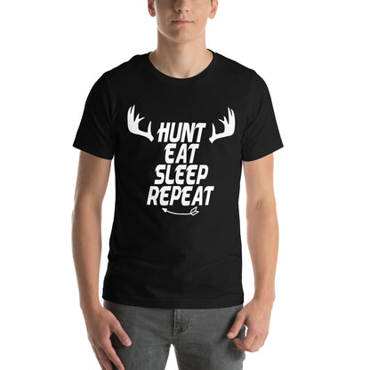 Hunt Eat Sleep Repeat Unisex T-Shirt