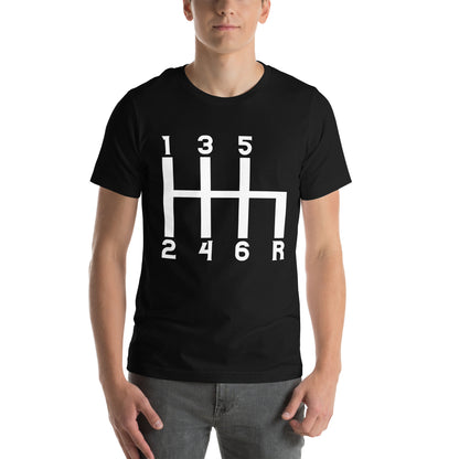 Gear Shift 1-3-5-2-4-6-R Unisex T-Shirt