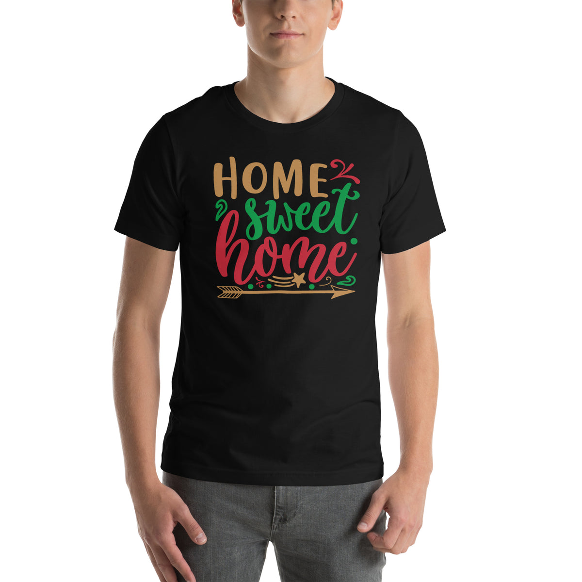 Home Sweet Home Christmas – Arrow Unisex T-Shirt