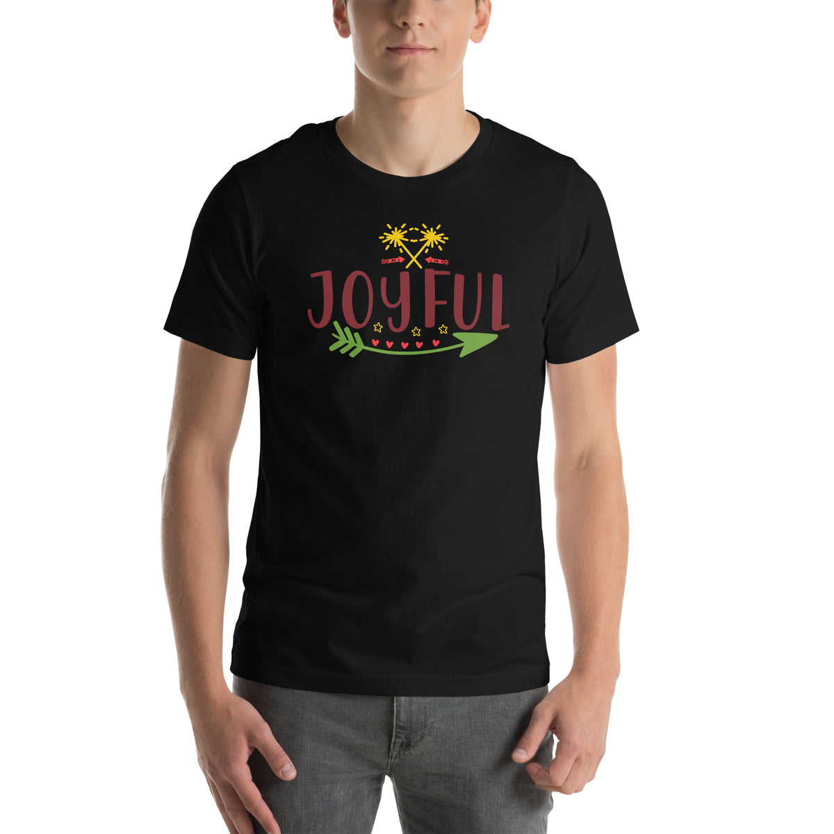 Joyful Christmas – Sparklers Unisex T-Shirt