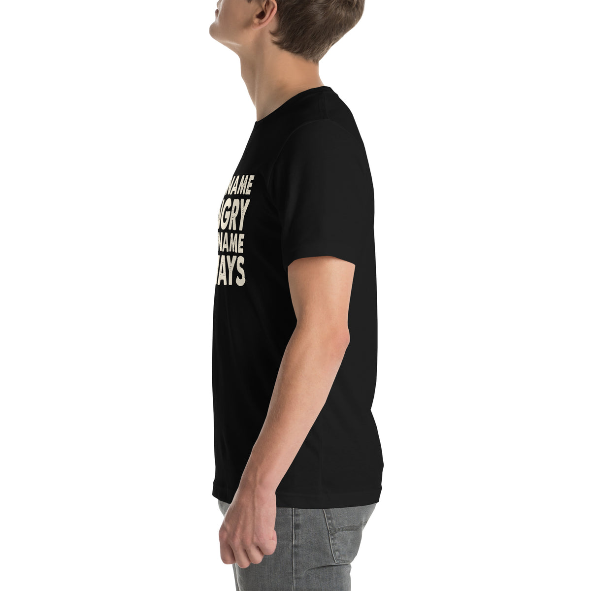 Last Name Hungry, First Name Always Unisex T-Shirt