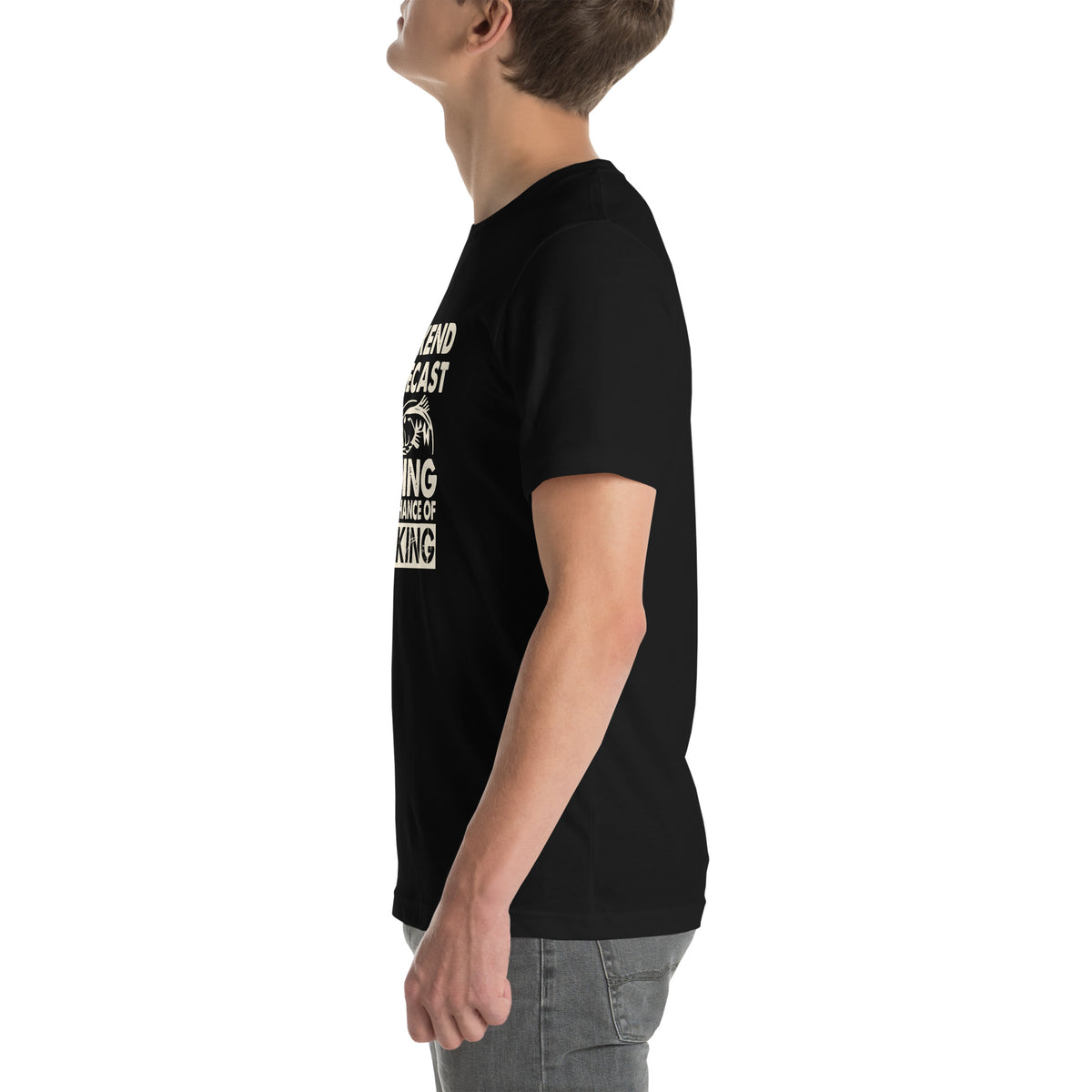 Weekend Forecast: Fishing with a Chance of Drinking Unisex T-Shirt