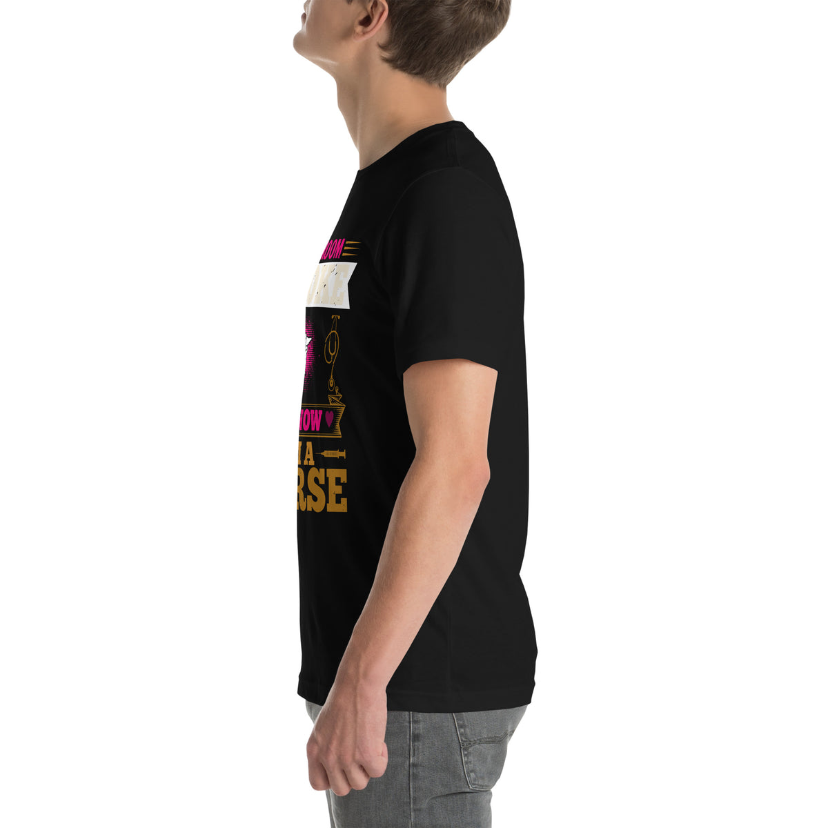 My Broom Broke So Now I'm a Nurse Unisex T-Shirt