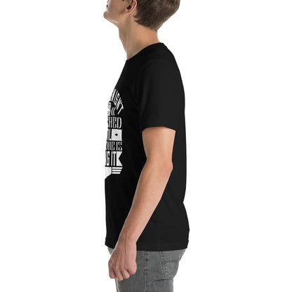 A Design Isn't Finished Until Someone Is Using It Unisex T-Shirt