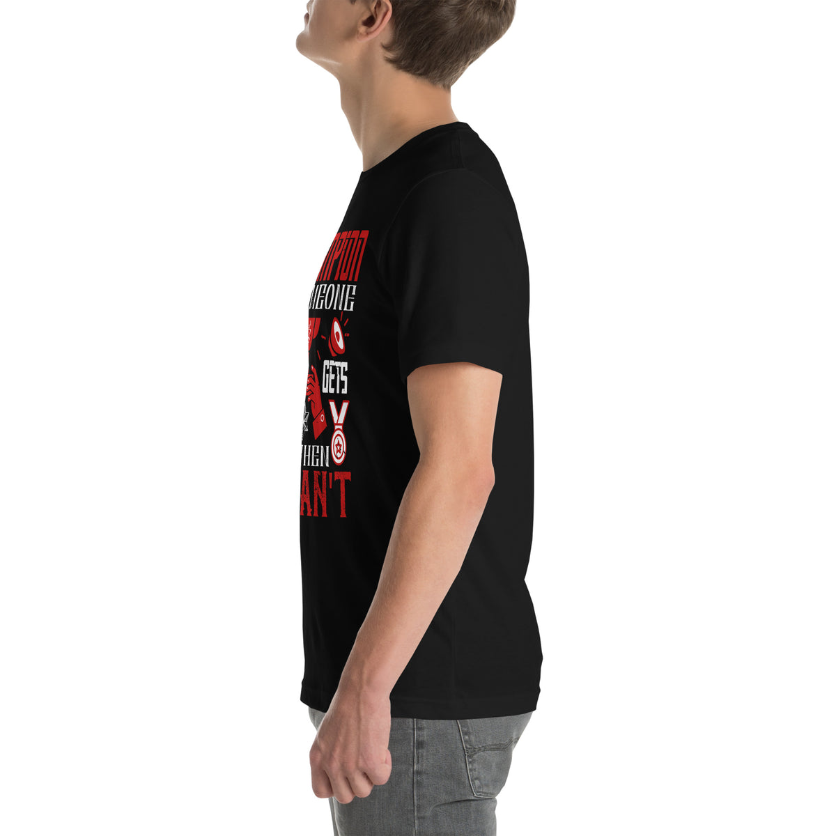 A Champion Is Someone Who Gets Up When He Can't Unisex T-Shirt