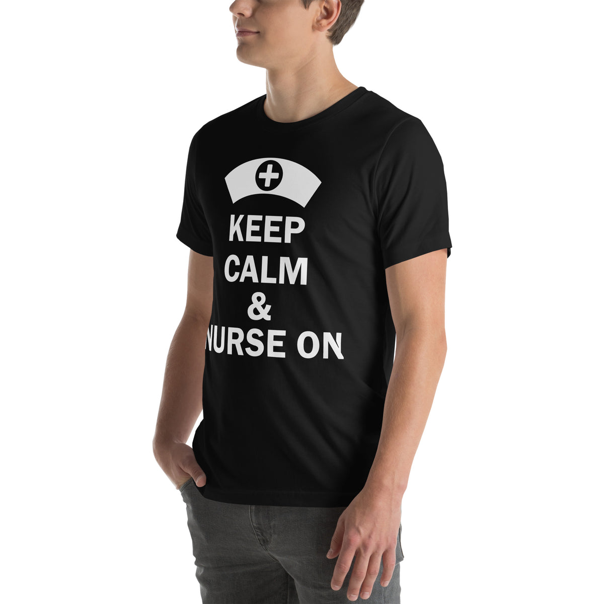 Keep Calm and Nurse On Unisex T-Shirt