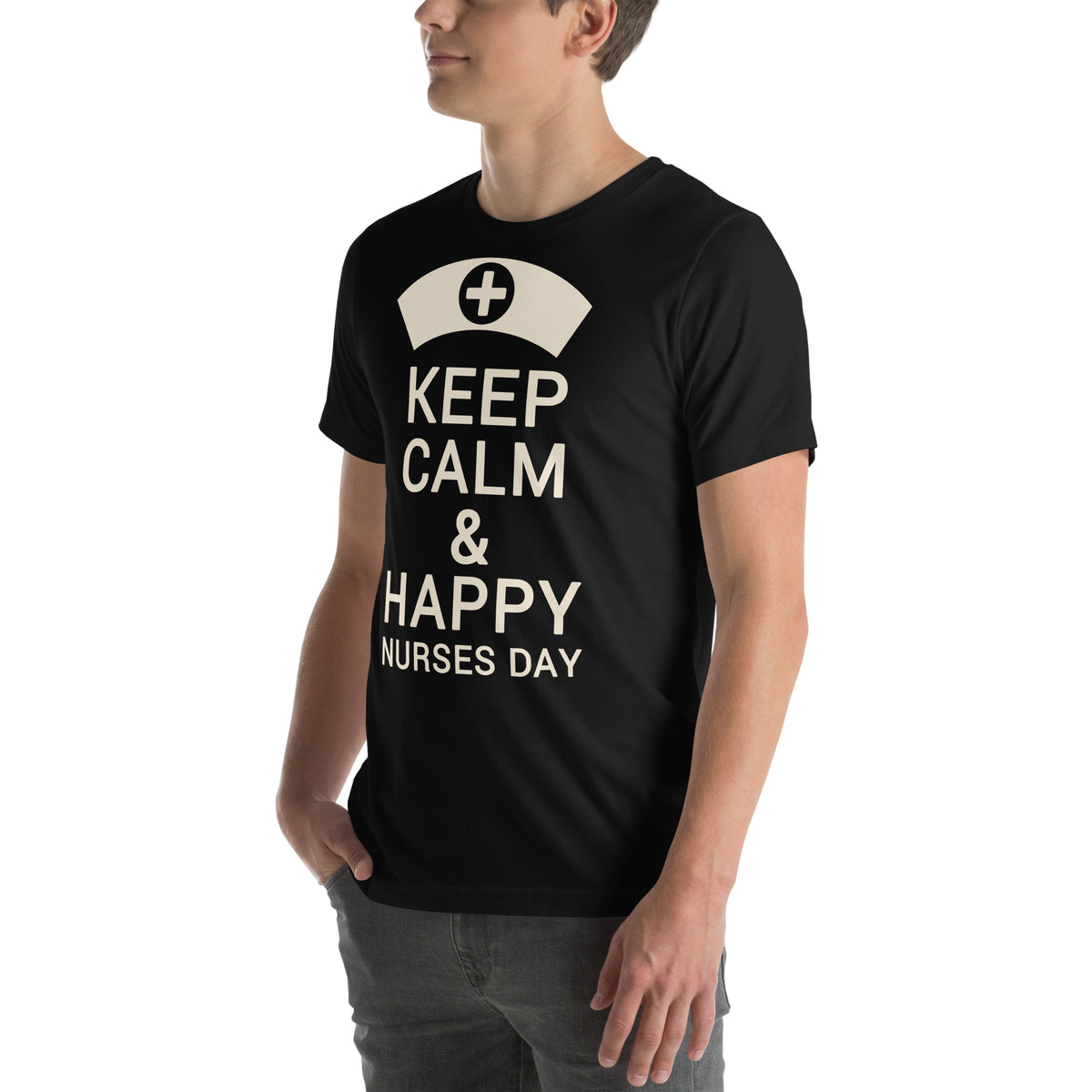 Keep Calm and Happy Nurses Day Unisex T-Shirt