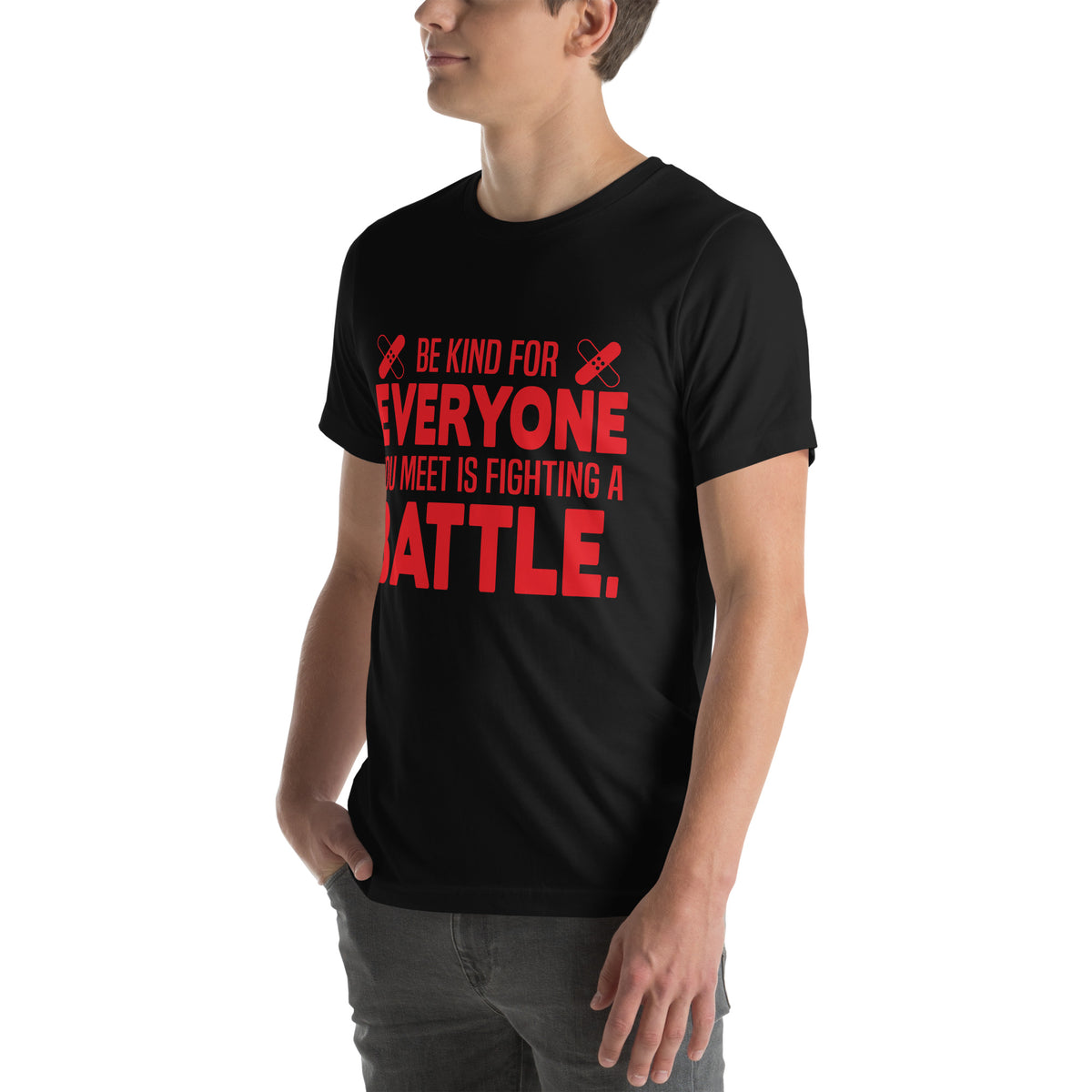 Be Kind, Everyone You Meet Is Fighting a Battle Nurse Unisex T-Shirt