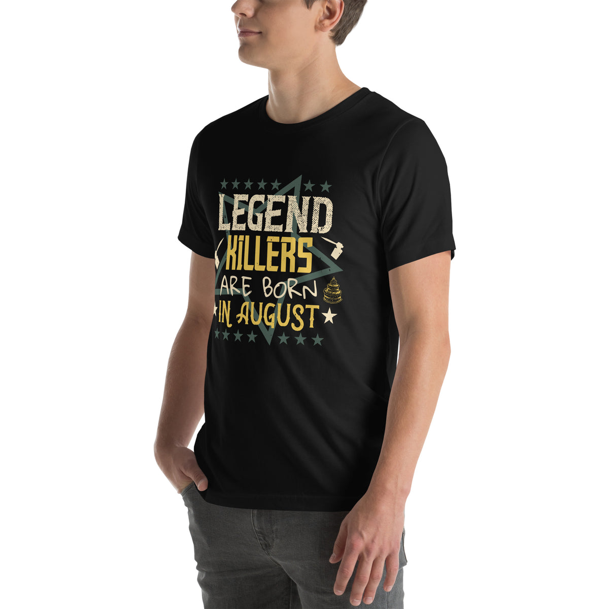 Legend Killers Are Born in August Unisex T-Shirt