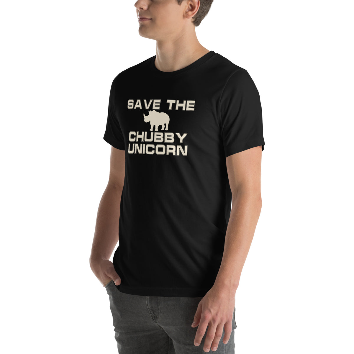 Save the Chubby Unicorn Unisex T-Shirt