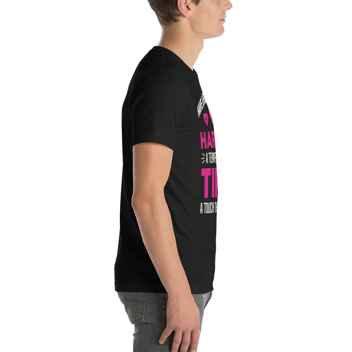 A Heart That Never Hardens, a Temper That Never Tires, a Touch That Never Hurts Nurse Unisex T-Shirt