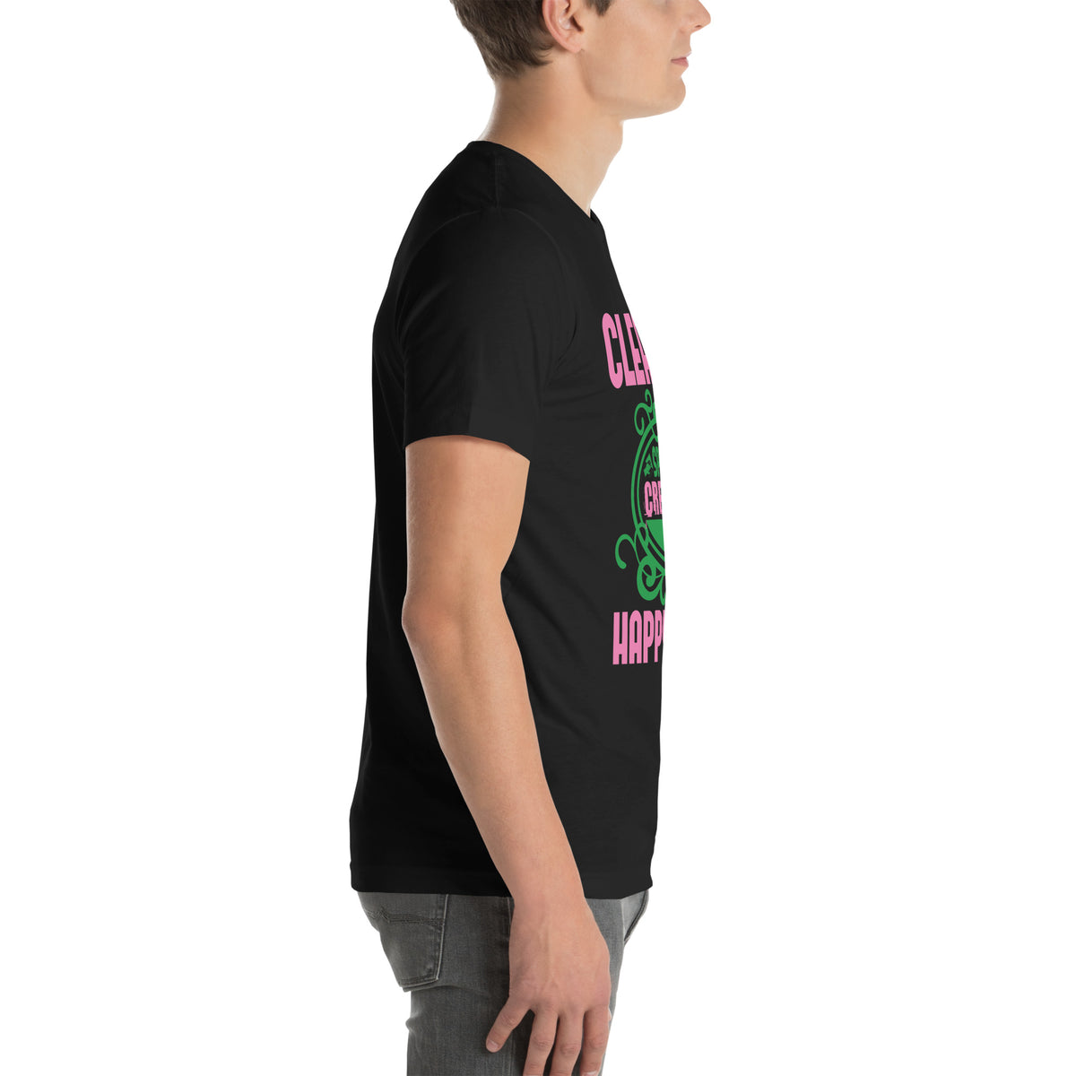 Cleaning Spaces, Creating Happy Faces Unisex T-Shirt