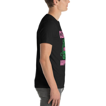 Cleaning Spaces, Creating Happy Faces Unisex T-Shirt