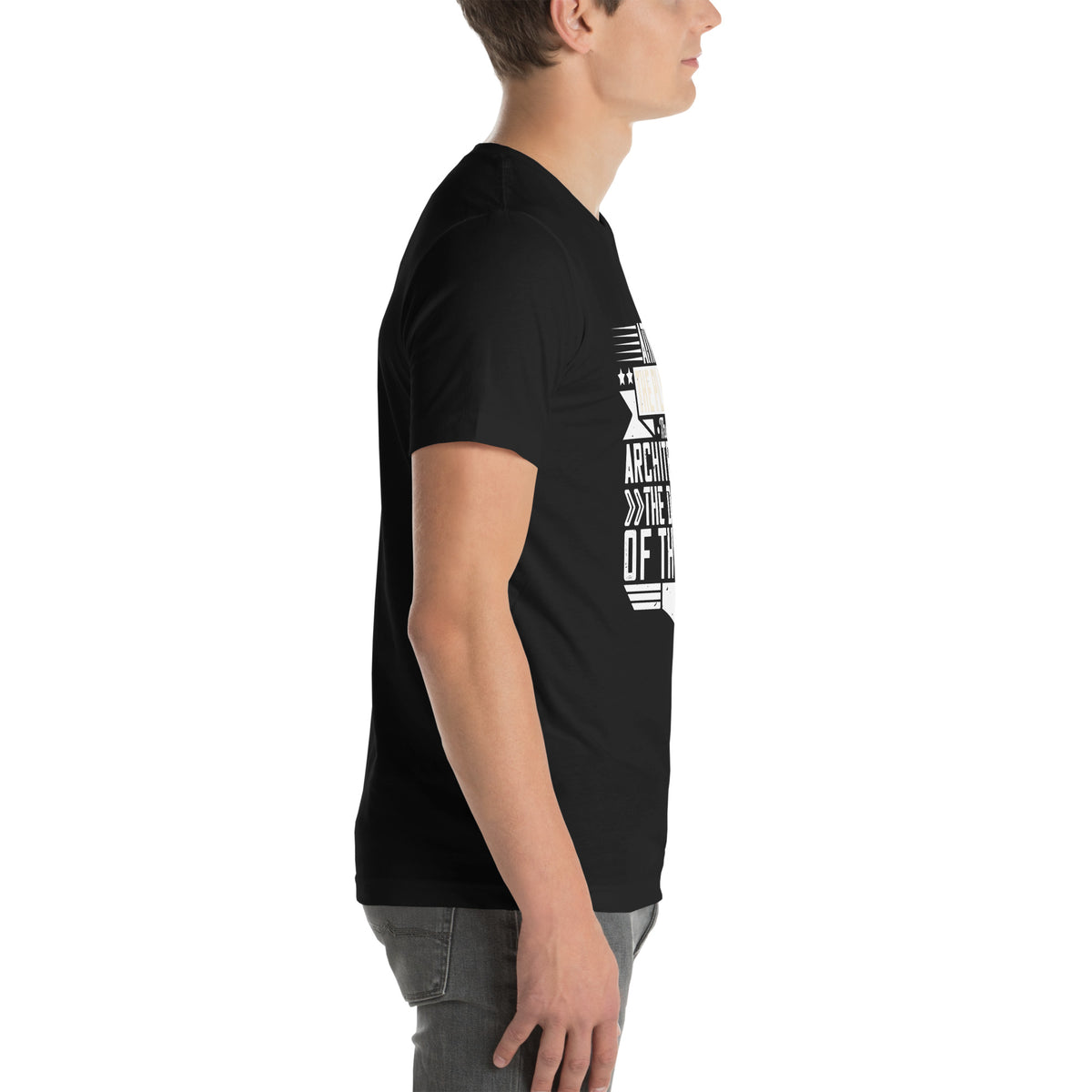 Among the Planets of the Arts, Architecture Is the Dark Side of the Moon Unisex T-Shirt