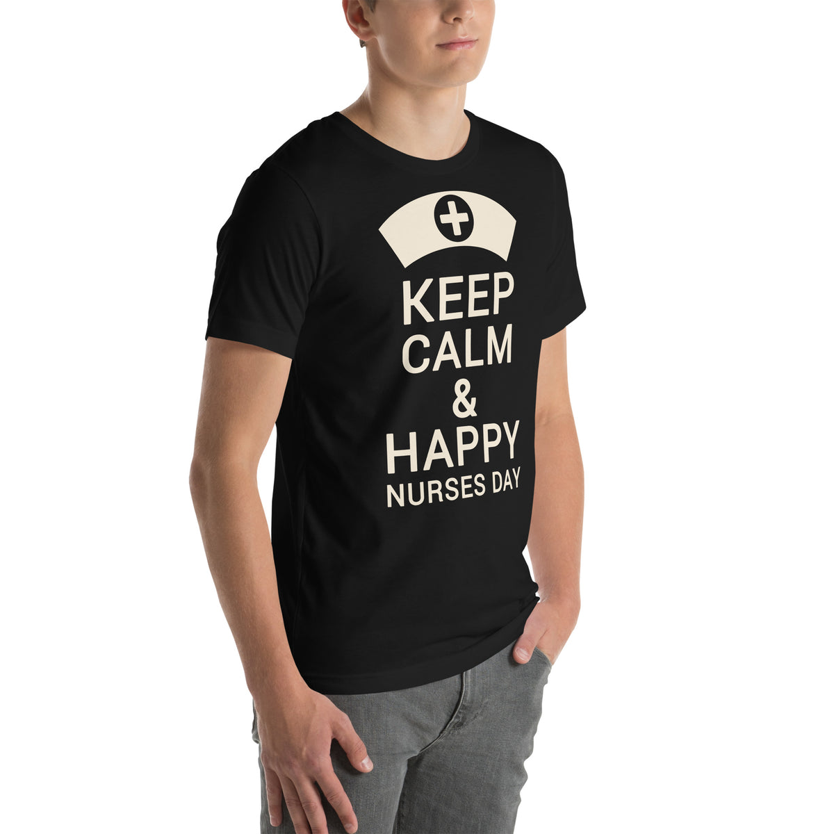 Keep Calm and Happy Nurses Day Unisex T-Shirt