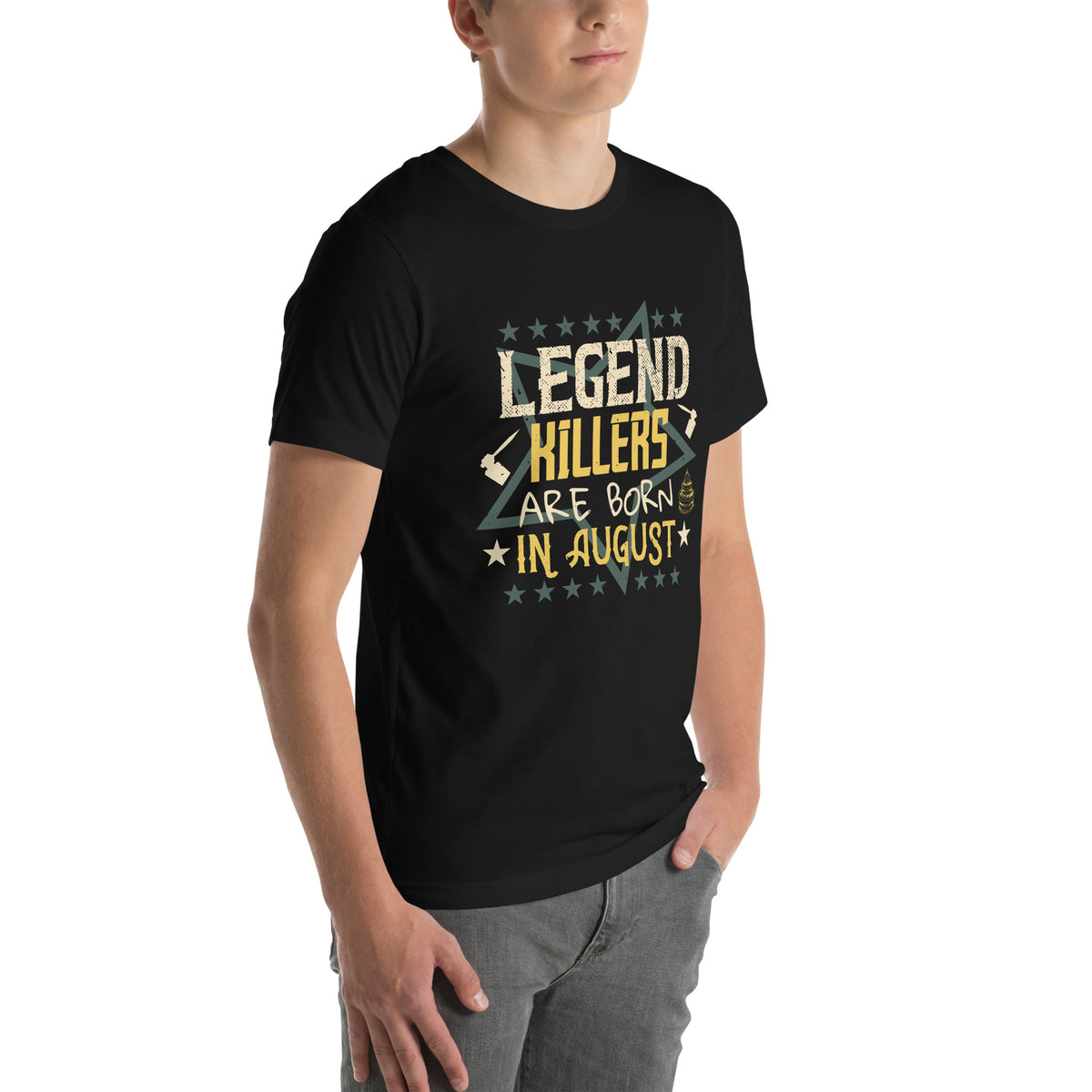 Legend Killers Are Born in August Unisex T-Shirt