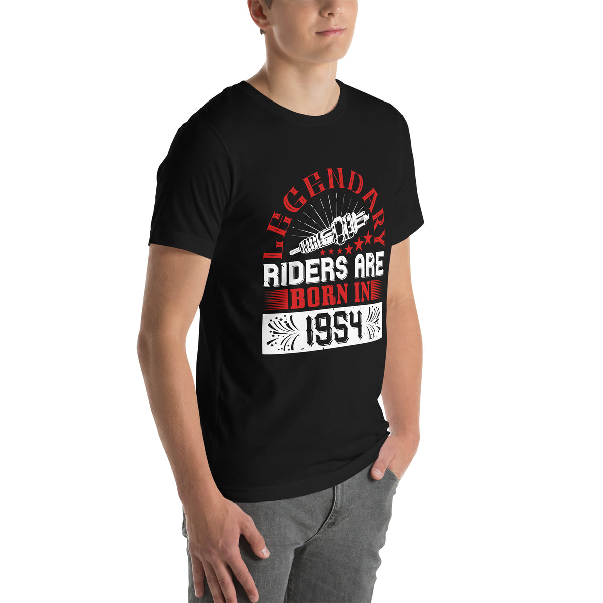 Legendary Riders Are Born in 1954 Unisex T-Shirt