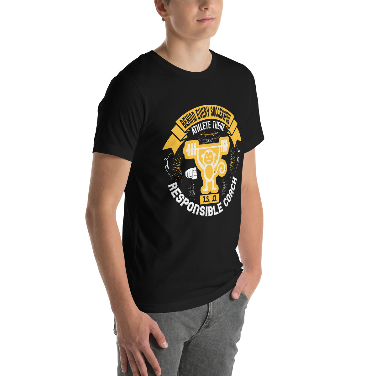 Behind Every Successful Athlete There Is a Responsible Coach Unisex T-Shirt