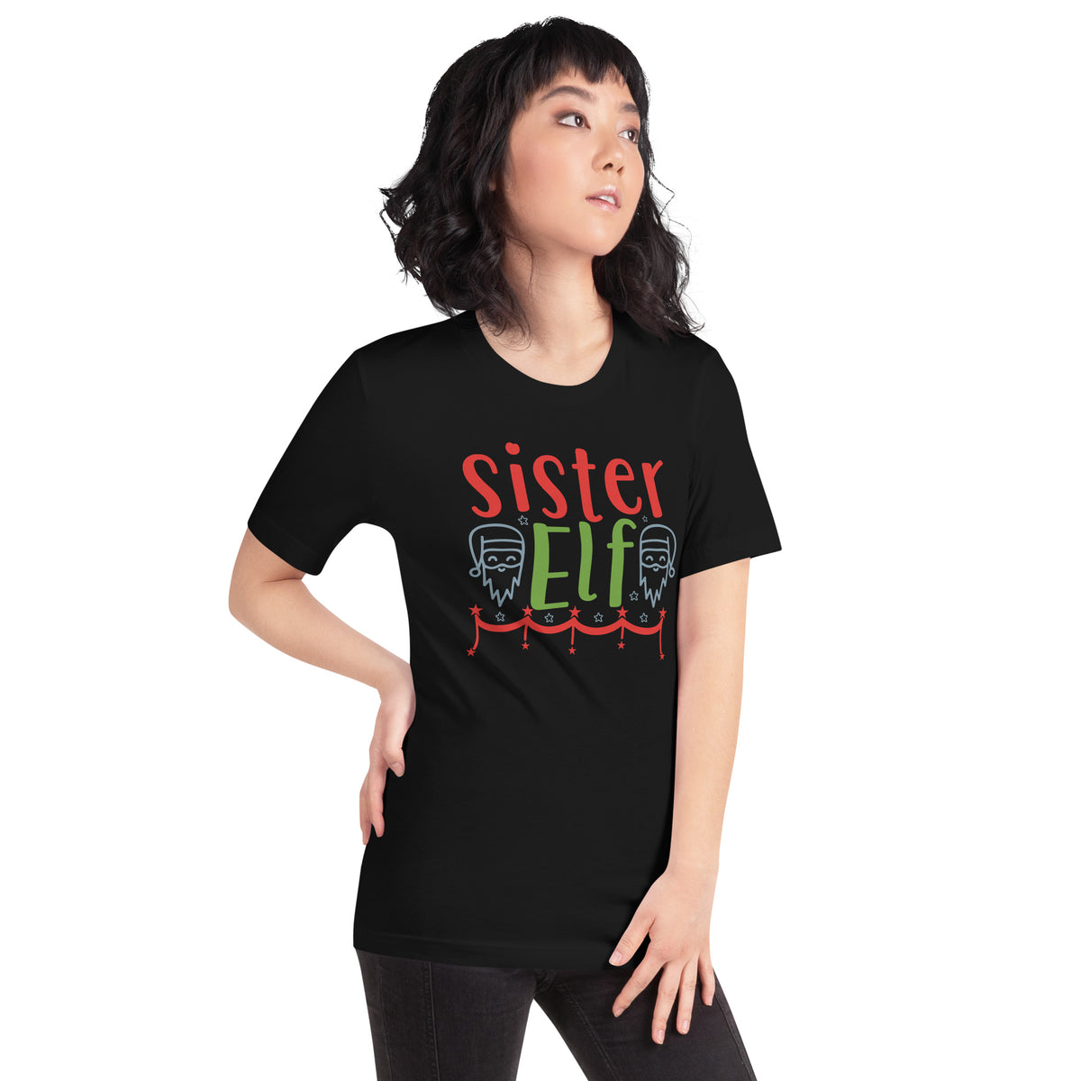 Sister Elf Christmas Unisex T-Shirt